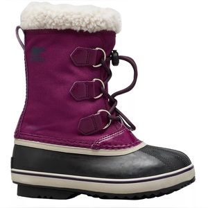 Sorel Youth Pac Winter Boots, Girls, Waterproof, thick felt liner. Lightly used.
